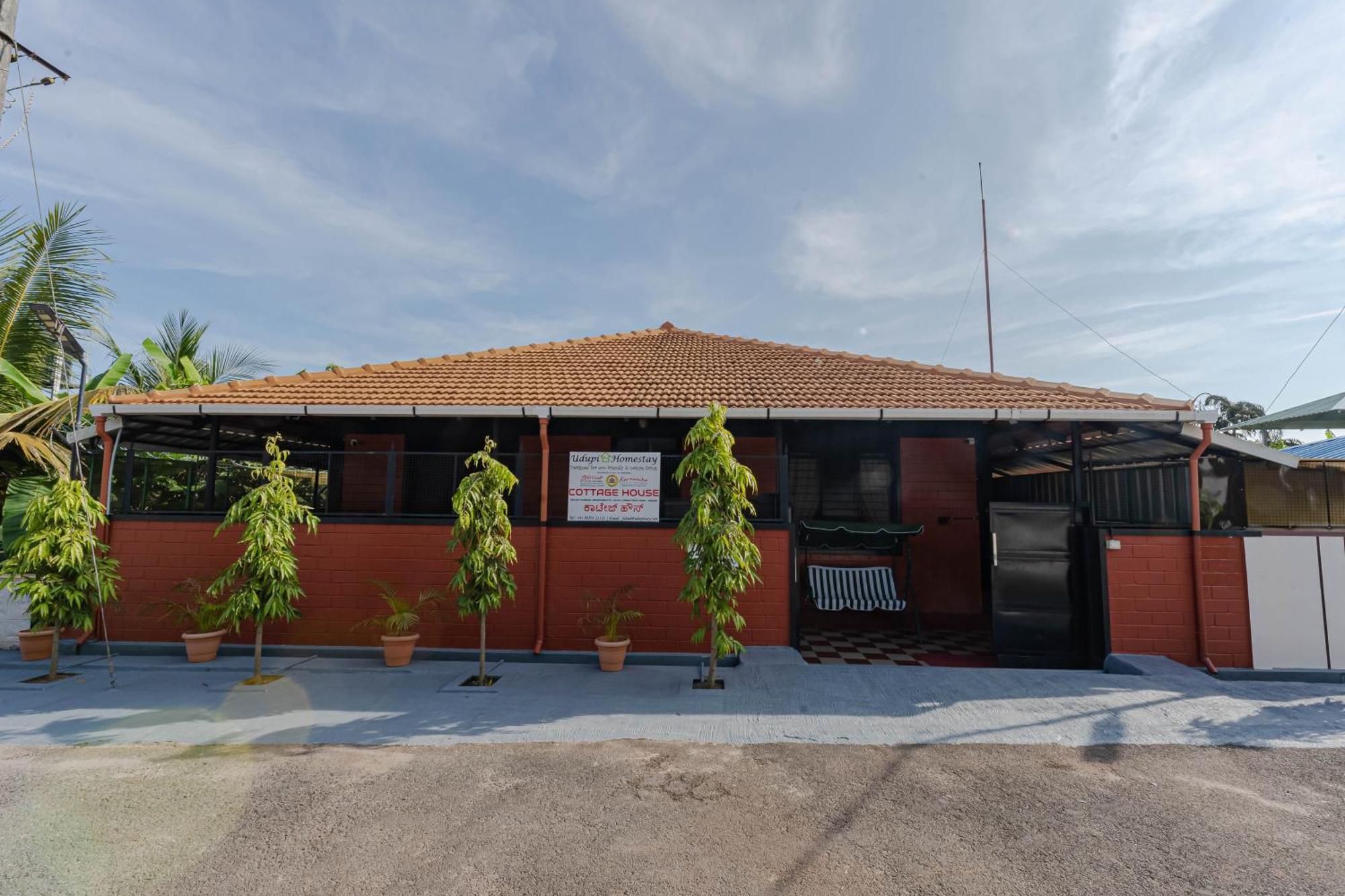 Udupi Homestay - Cottage House - Dendoorkatte ภายนอก รูปภาพ